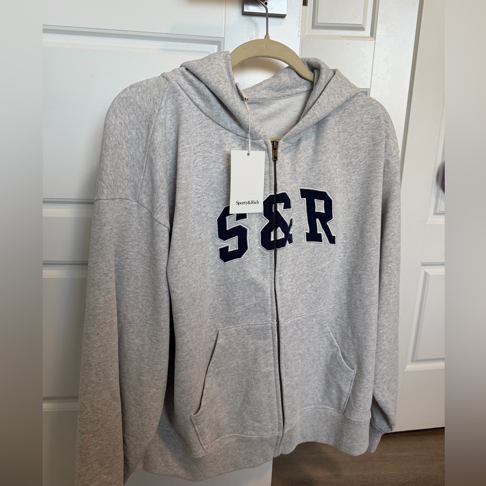 Sporty & Rich Women's Ivy Logo Appliqué Cotton Hoodie